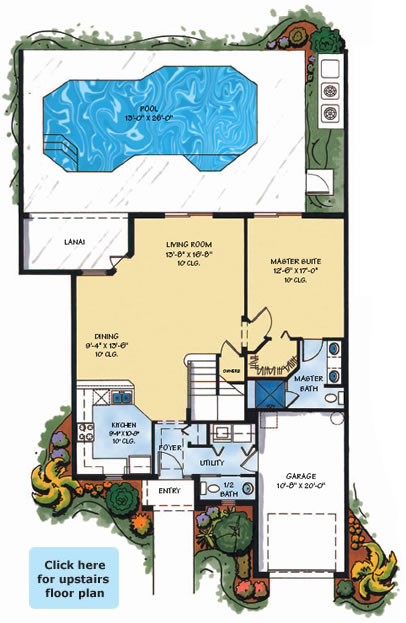 Floor Plan Down Stairs